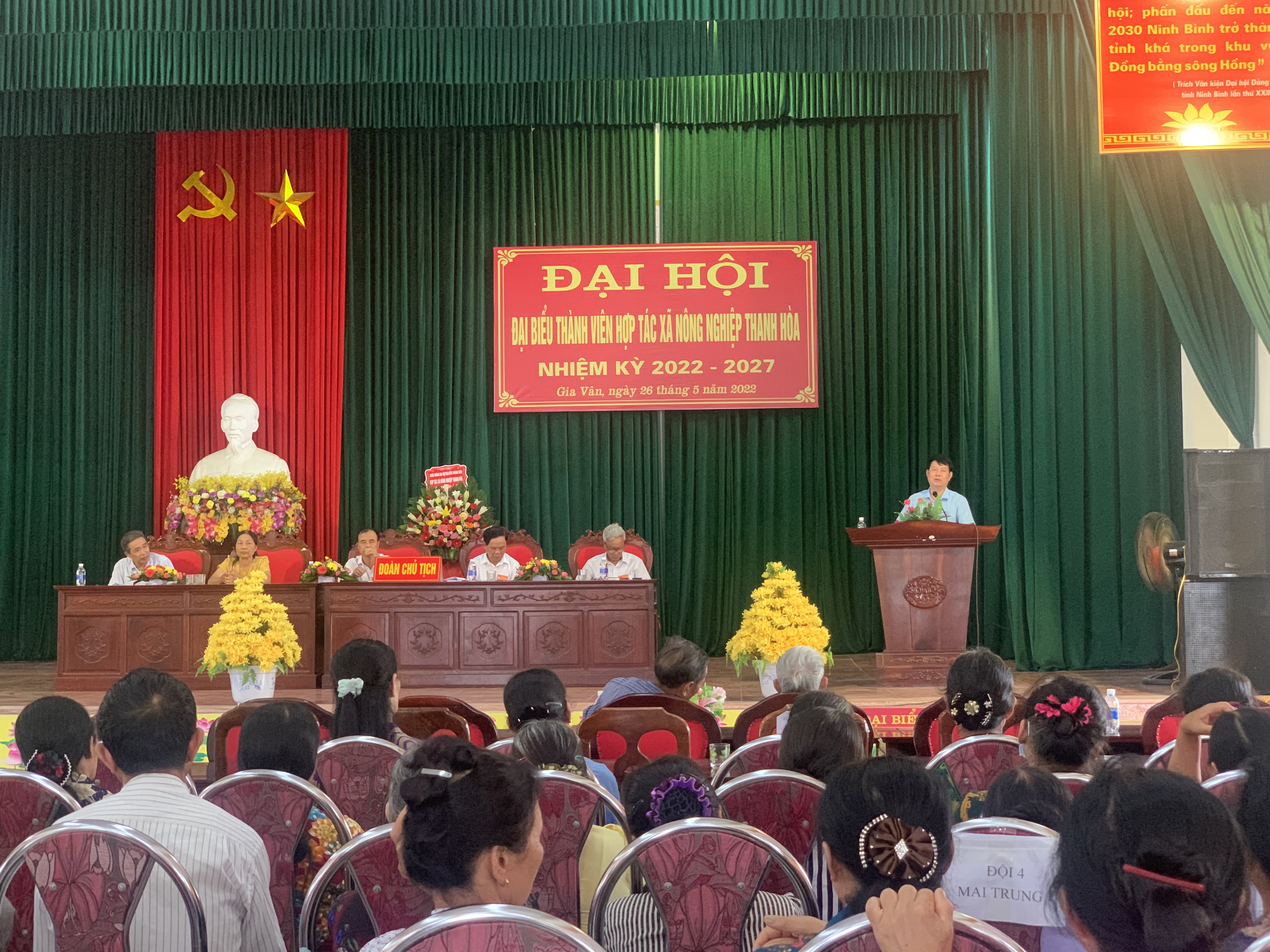 Đại hội đại biểu xã viên HTX Thanh Hòa xã Gia Vân nhiệm kỳ 2022- 2027
