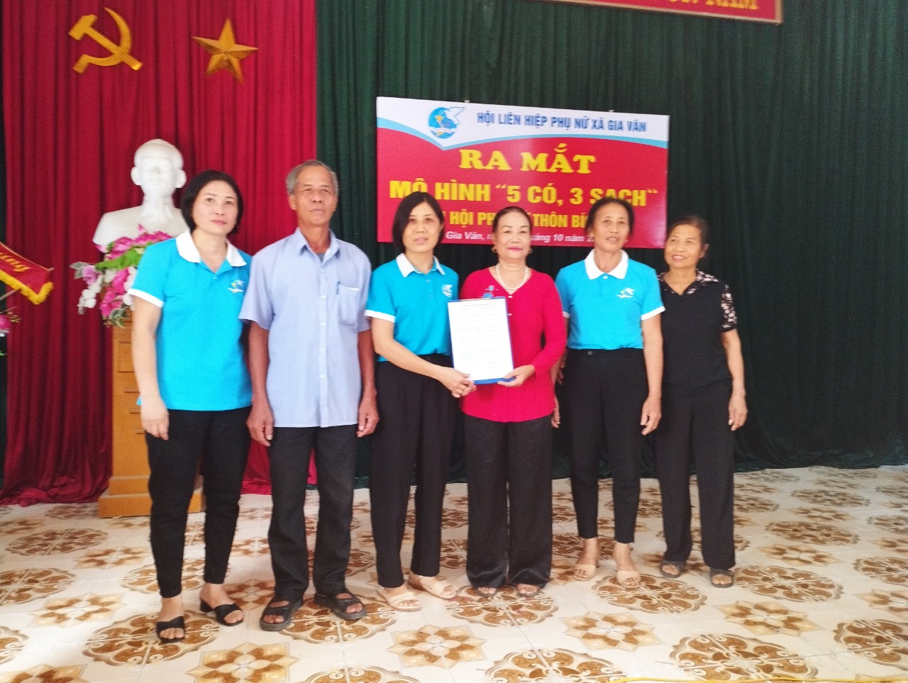 Hội LHPN xã Gia Vân ra mắt các mô hình, các hoạt động chào mừng ngày  thành lập hội LHPN Việt Nam và ngày Phụ nữ Việt Nam 20/10/2023